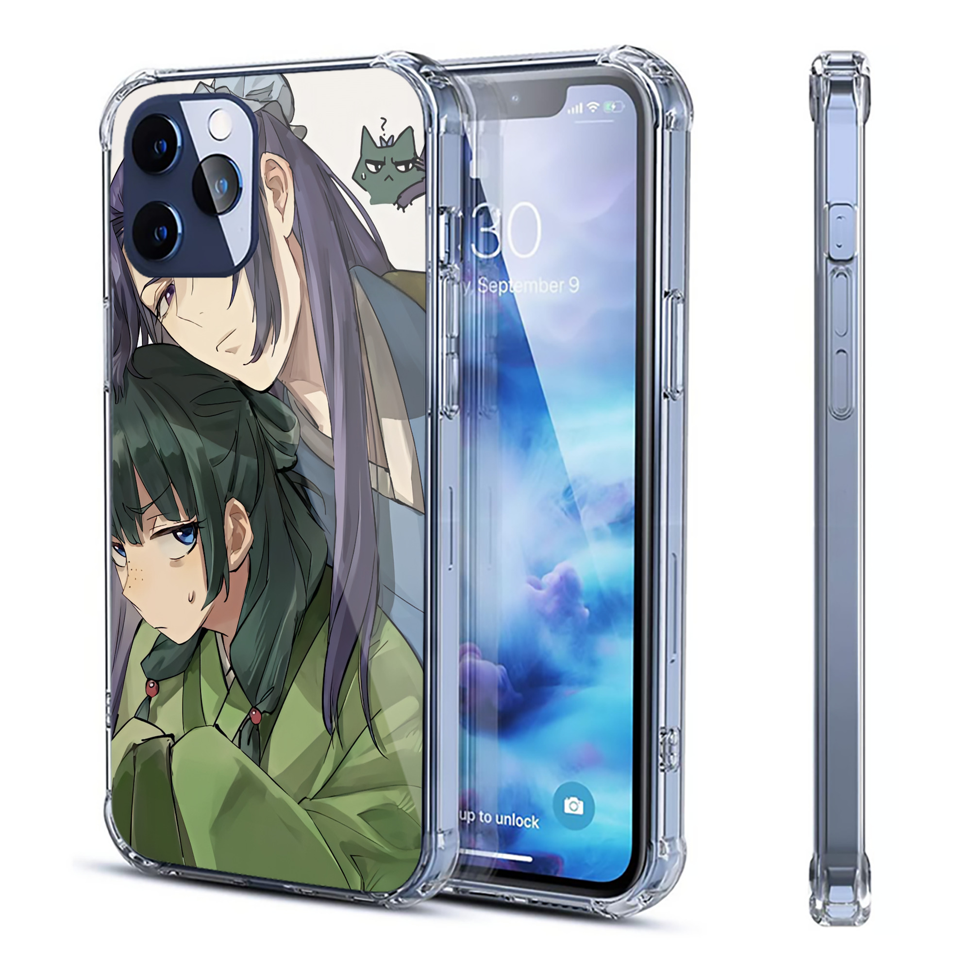（画像用） 薬屋のひとりごと The Apothecary Diaries 【iPhone 12シリーズ対応】透明スマホケース（クリアソフトケース）
